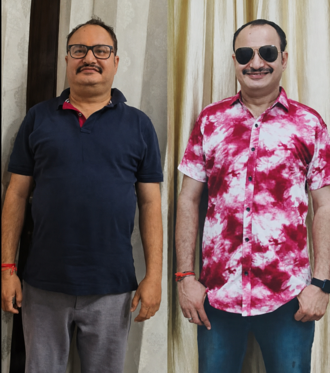 एक साथ खड़े दो लोग